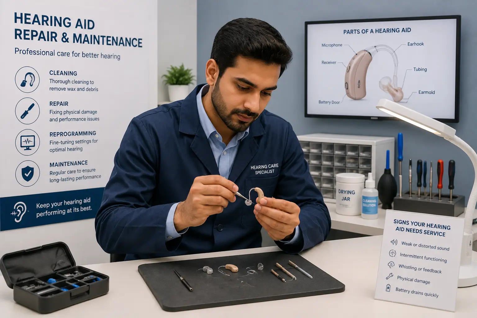 Hearing Aid Repair & Maintenance